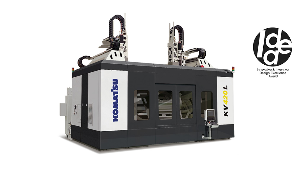 アルミギガキャスト部品加工用立形大型加工機「KV420L」が、 日刊工業